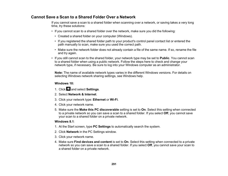 Epson WorkForce WF-2960 Wireless All-in-One Color Inkjet Printer User Manual | Page 291 / 332