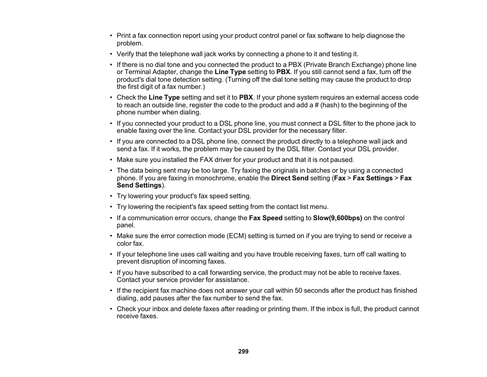 Epson WorkForce WF-2960 Wireless All-in-One Color Inkjet Printer User Manual | Page 299 / 332