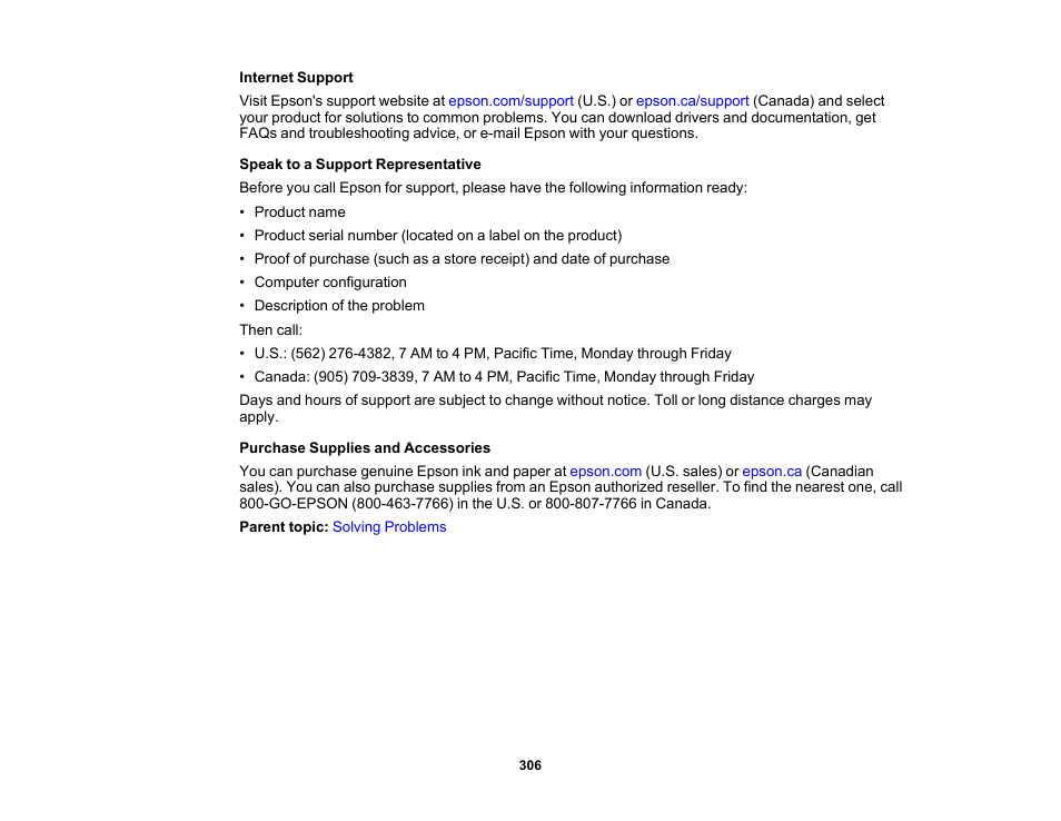 Epson WorkForce WF-2960 Wireless All-in-One Color Inkjet Printer User Manual | Page 306 / 332