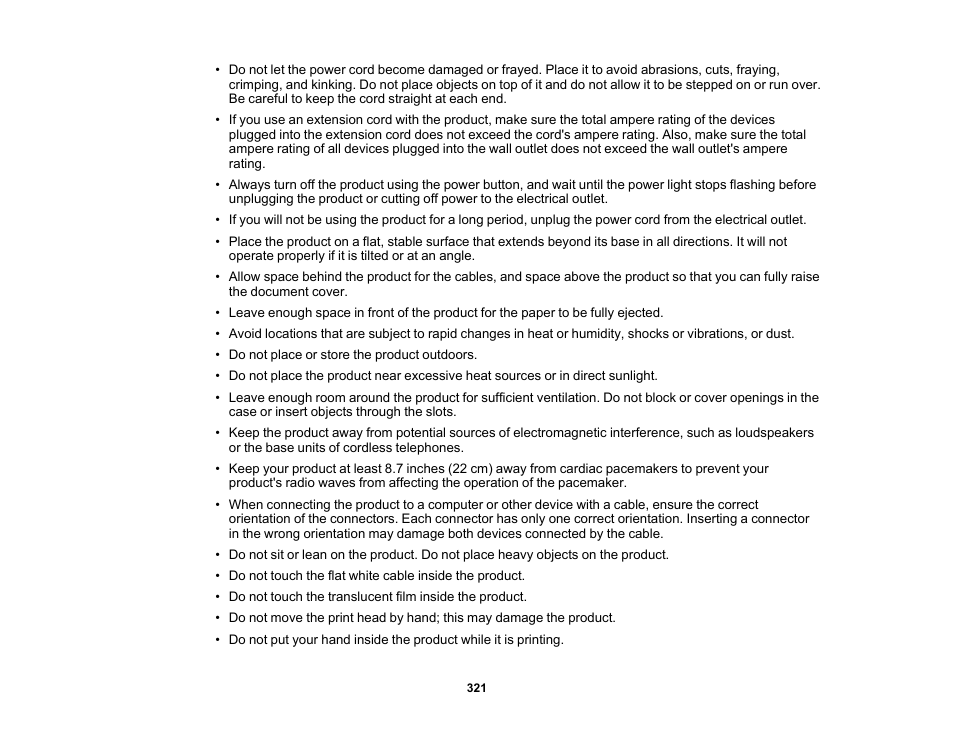 Epson WorkForce WF-2960 Wireless All-in-One Color Inkjet Printer User Manual | Page 321 / 332