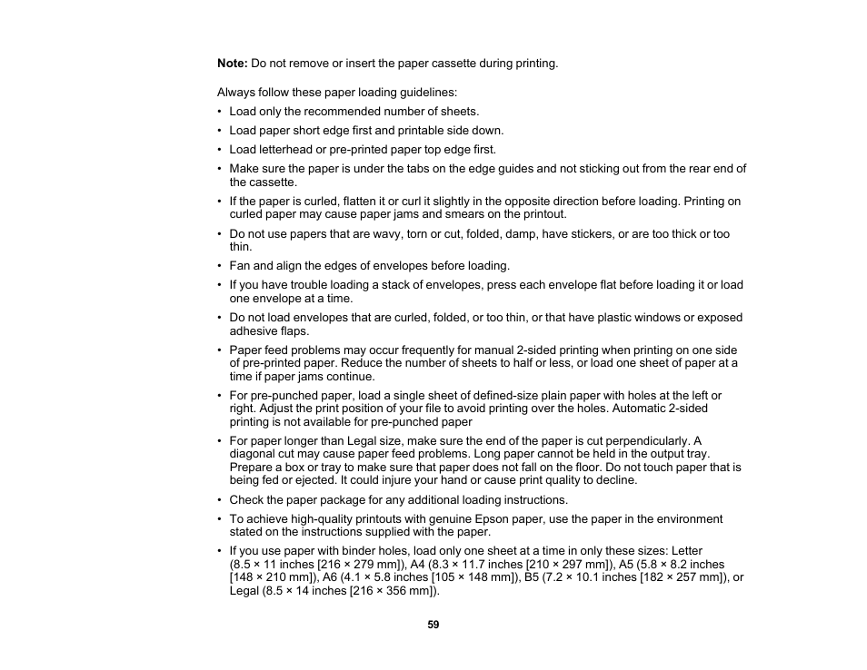 Epson WorkForce WF-2960 Wireless All-in-One Color Inkjet Printer User Manual | Page 59 / 332