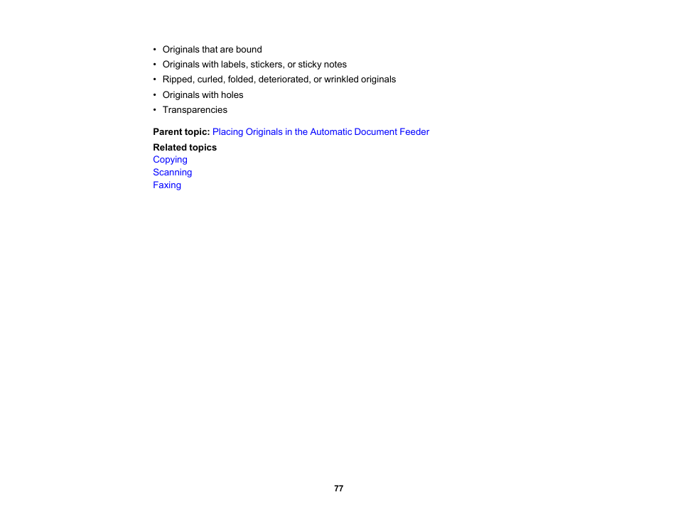 Epson WorkForce WF-2960 Wireless All-in-One Color Inkjet Printer User Manual | Page 77 / 332
