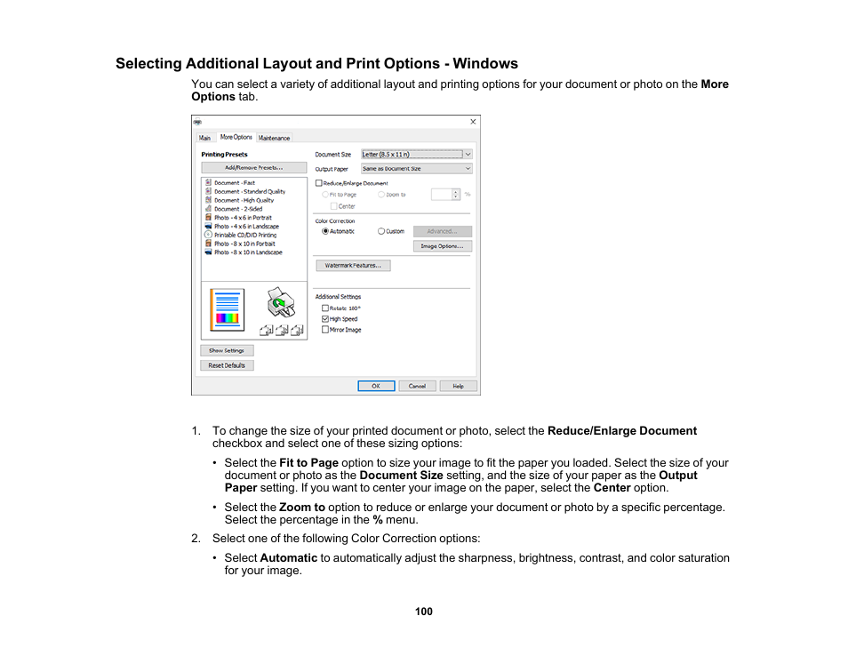 Epson Expression Premium XP-6100 All-in-One Printer User Manual | Page 100 / 334