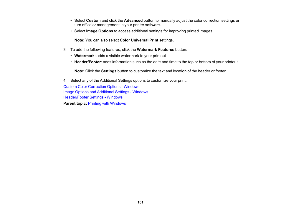Epson Expression Premium XP-6100 All-in-One Printer User Manual | Page 101 / 334