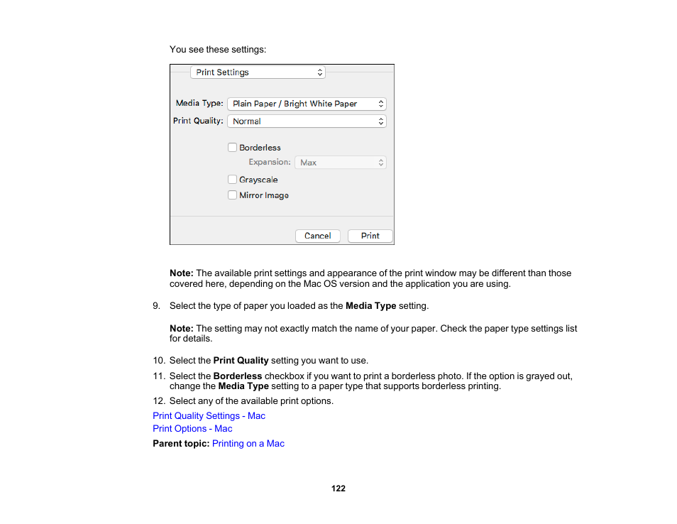 Epson Expression Premium XP-6100 All-in-One Printer User Manual | Page 122 / 334