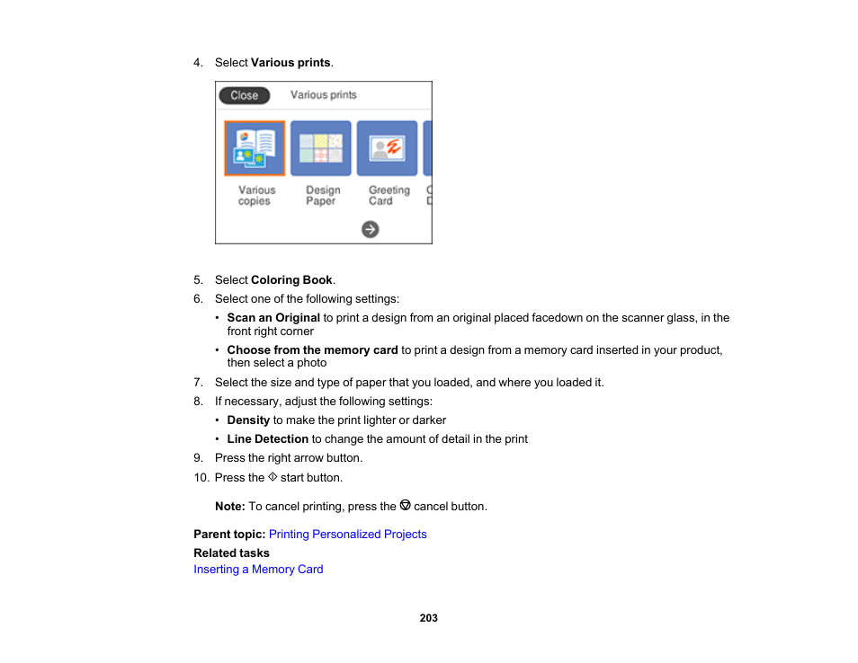 Epson Expression Premium XP-6100 All-in-One Printer User Manual | Page 203 / 334