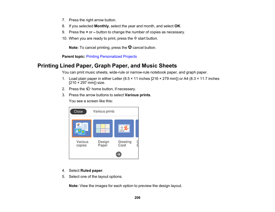 Epson Expression Premium XP-6100 All-in-One Printer User Manual | Page 206 / 334