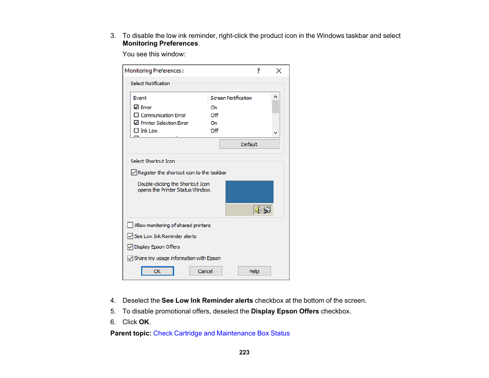 Epson Expression Premium XP-6100 All-in-One Printer User Manual | Page 223 / 334