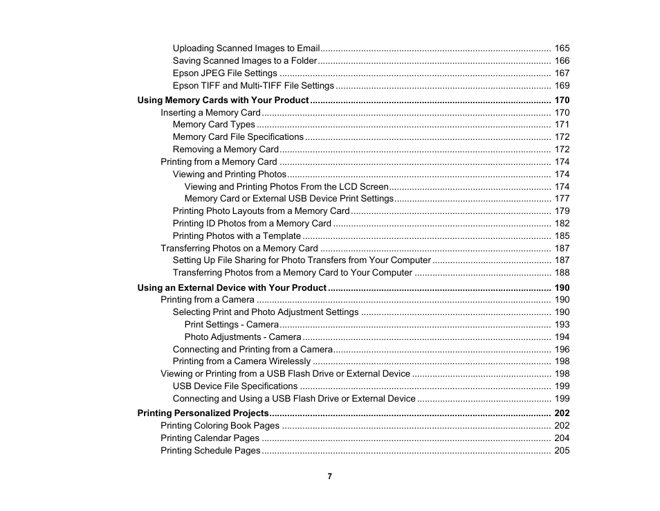 Epson Expression Premium XP-6100 All-in-One Printer User Manual | Page 7 / 334