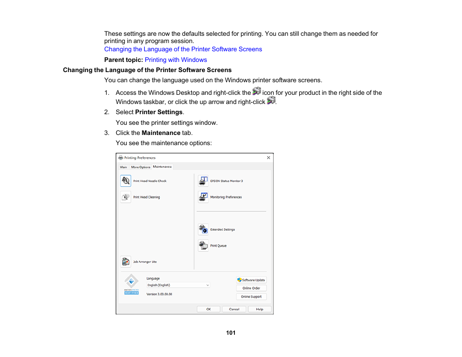 Epson WorkForce WF-2930 Wireless All-in-One Color Inkjet Printer User Manual | Page 101 / 327