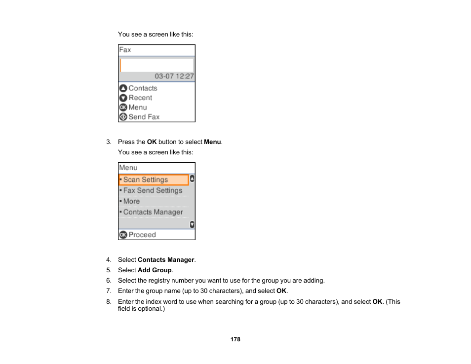 Epson WorkForce WF-2930 Wireless All-in-One Color Inkjet Printer User Manual | Page 178 / 327