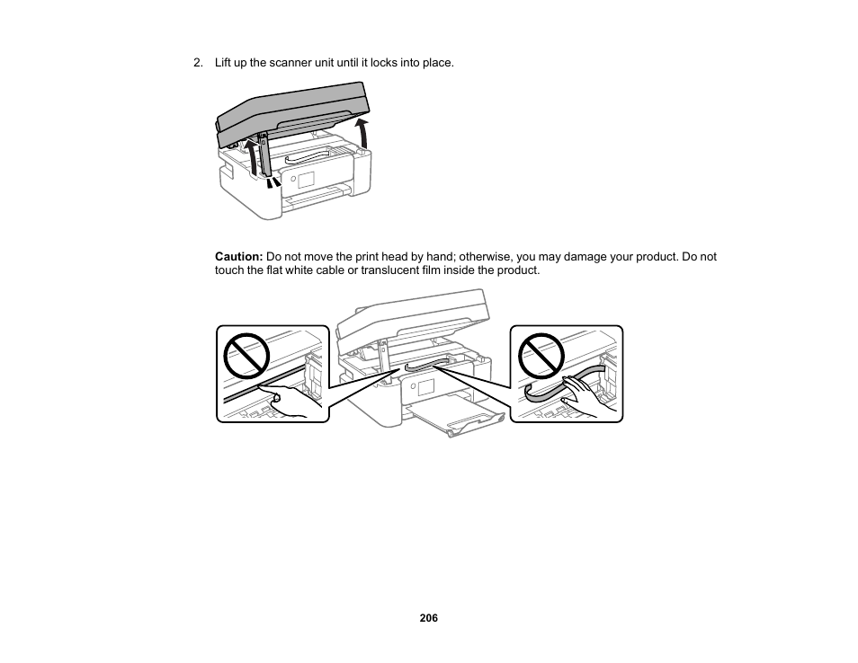 Epson WorkForce WF-2930 Wireless All-in-One Color Inkjet Printer User Manual | Page 206 / 327