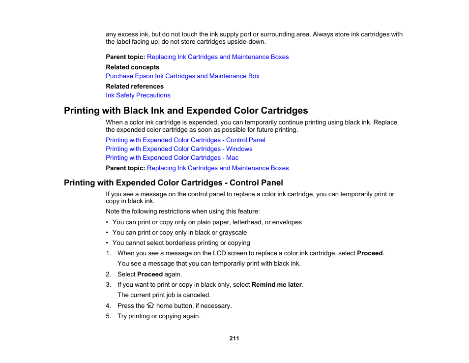 Epson WorkForce WF-2930 Wireless All-in-One Color Inkjet Printer User Manual | Page 211 / 327