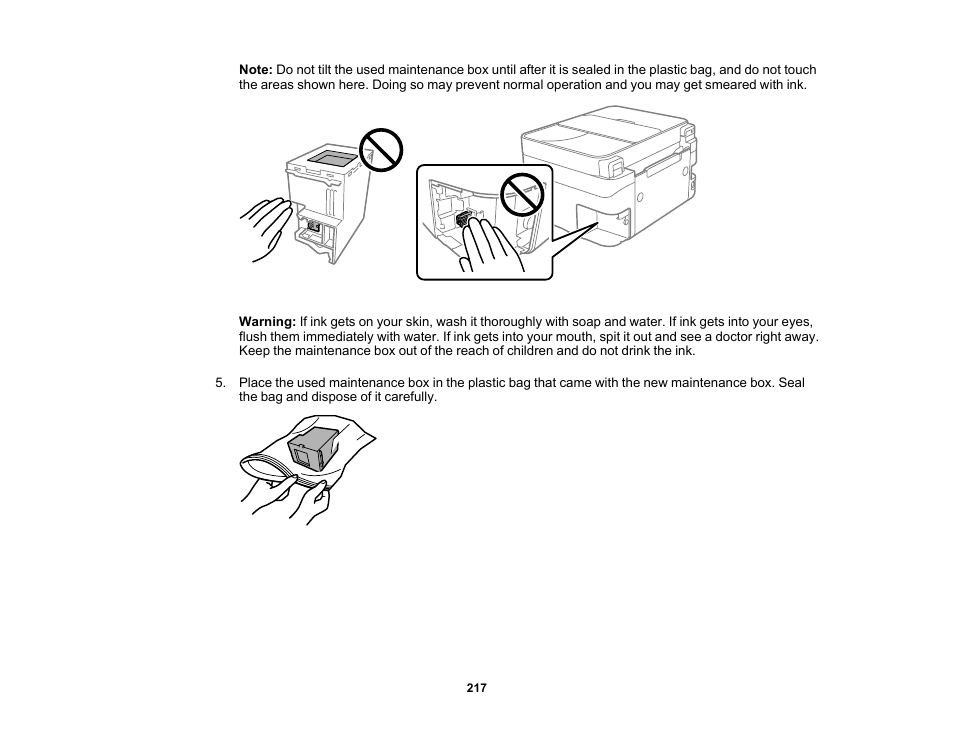 Epson WorkForce WF-2930 Wireless All-in-One Color Inkjet Printer User Manual | Page 217 / 327