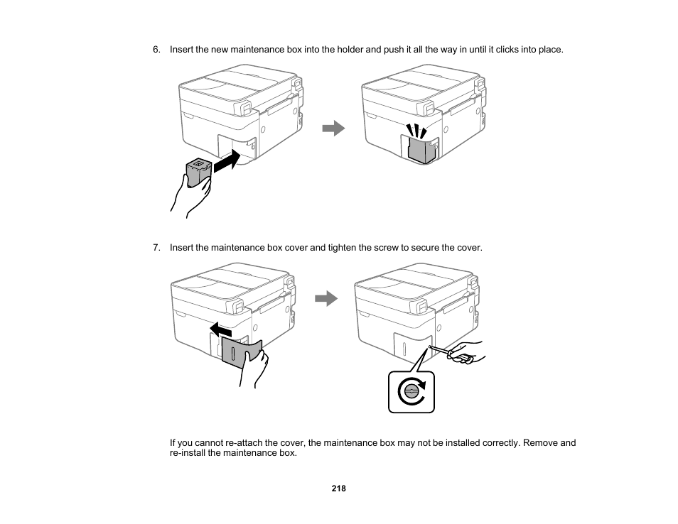 Epson WorkForce WF-2930 Wireless All-in-One Color Inkjet Printer User Manual | Page 218 / 327