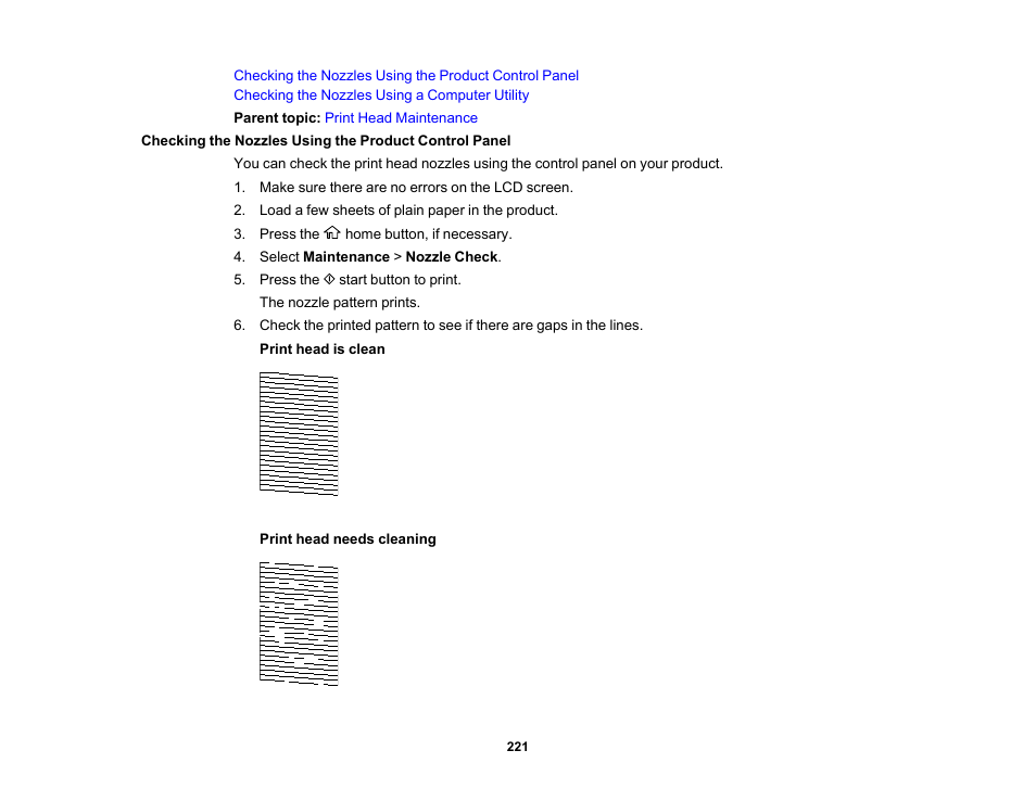 Epson WorkForce WF-2930 Wireless All-in-One Color Inkjet Printer User Manual | Page 221 / 327