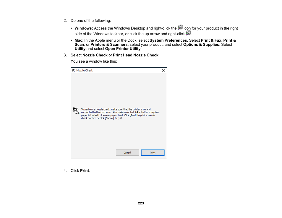 Epson WorkForce WF-2930 Wireless All-in-One Color Inkjet Printer User Manual | Page 223 / 327