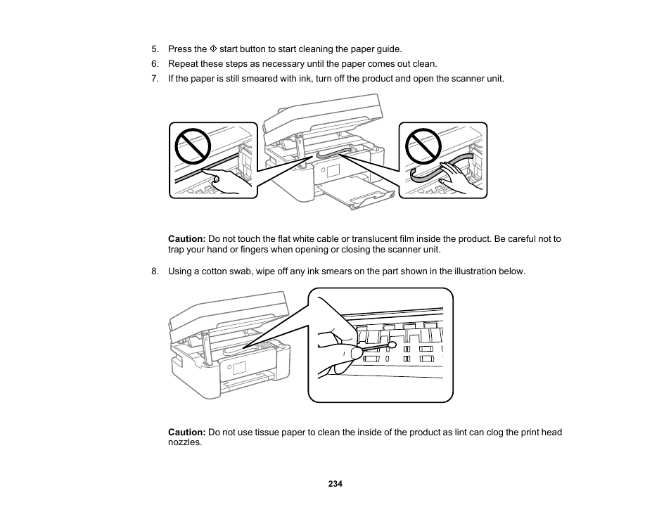 Epson WorkForce WF-2930 Wireless All-in-One Color Inkjet Printer User Manual | Page 234 / 327