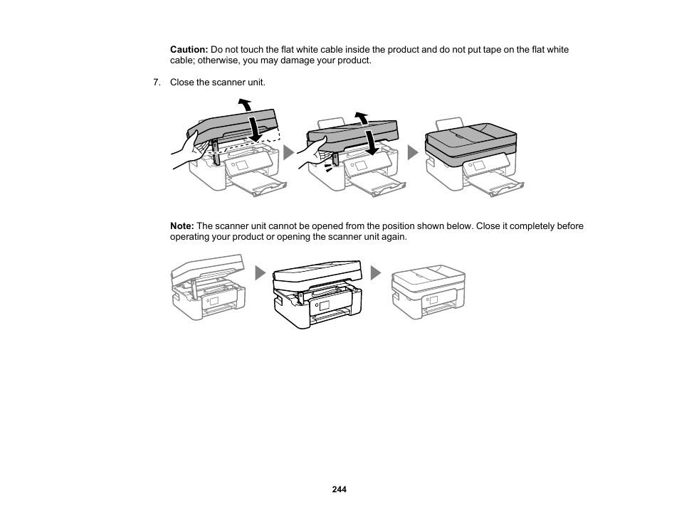 Epson WorkForce WF-2930 Wireless All-in-One Color Inkjet Printer User Manual | Page 244 / 327