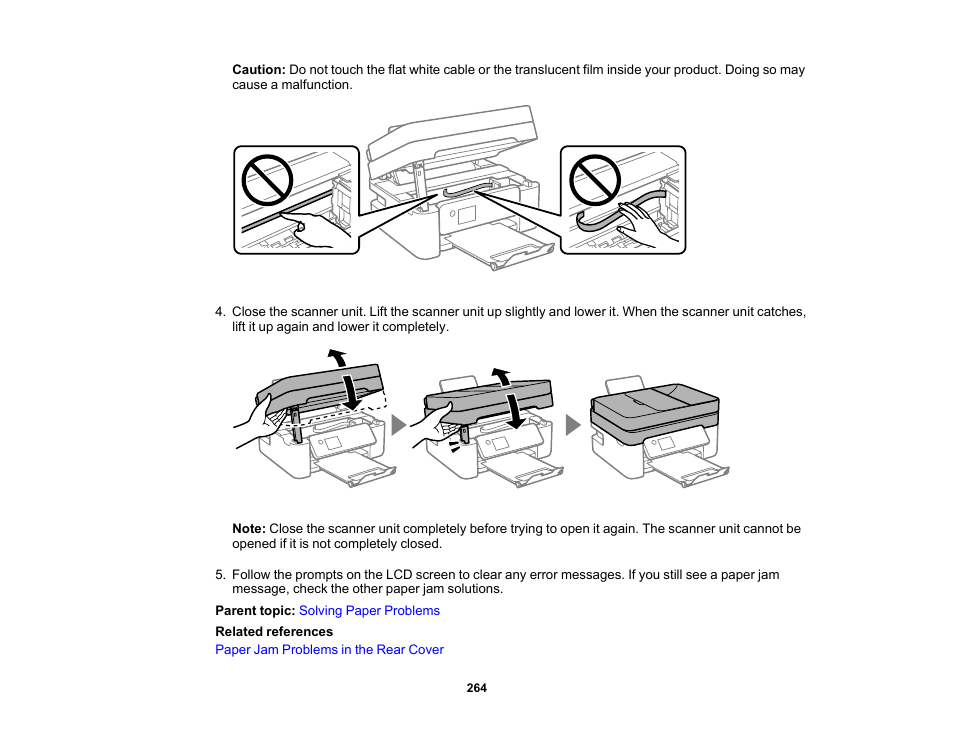 Epson WorkForce WF-2930 Wireless All-in-One Color Inkjet Printer User Manual | Page 264 / 327