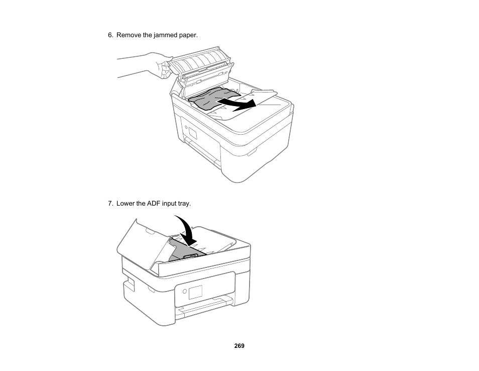 Epson WorkForce WF-2930 Wireless All-in-One Color Inkjet Printer User Manual | Page 269 / 327