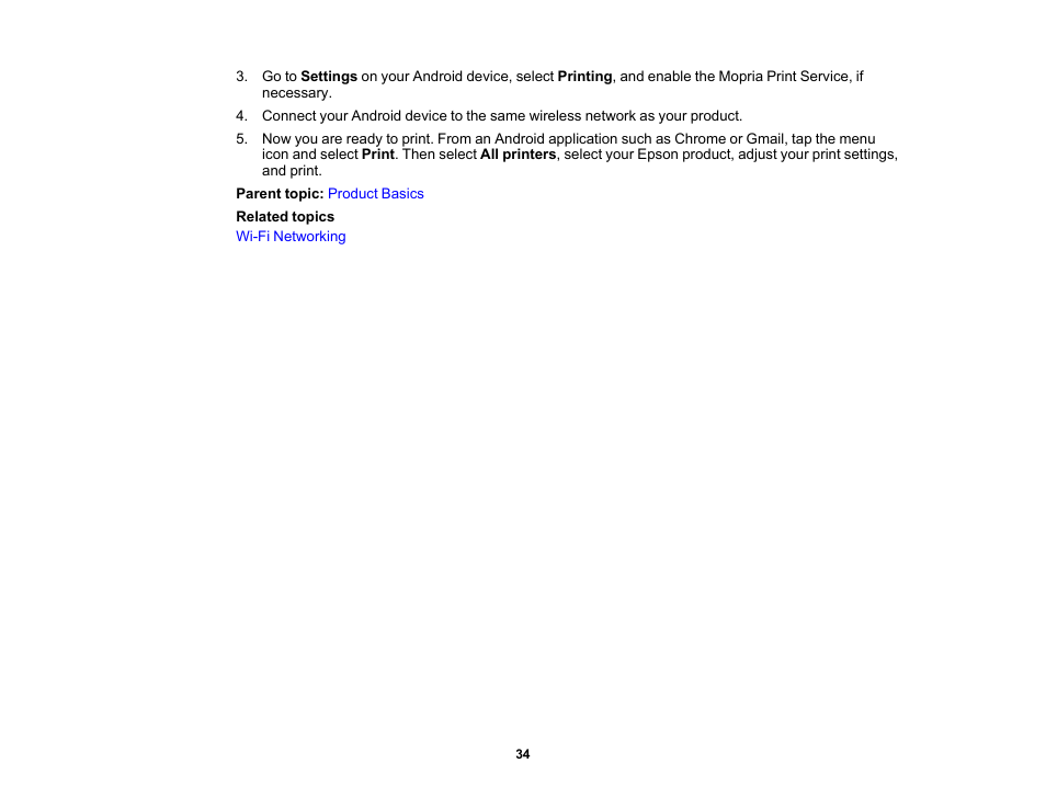 Epson WorkForce WF-2930 Wireless All-in-One Color Inkjet Printer User Manual | Page 34 / 327