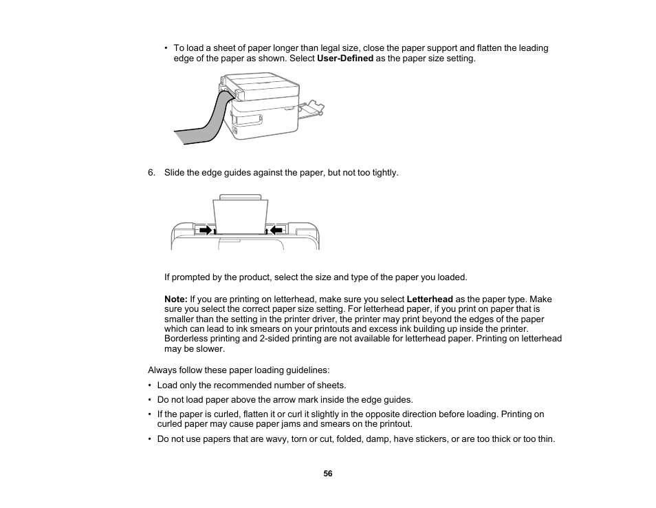 Epson WorkForce WF-2930 Wireless All-in-One Color Inkjet Printer User Manual | Page 56 / 327