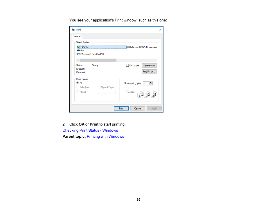 Epson WorkForce WF-2930 Wireless All-in-One Color Inkjet Printer User Manual | Page 95 / 327