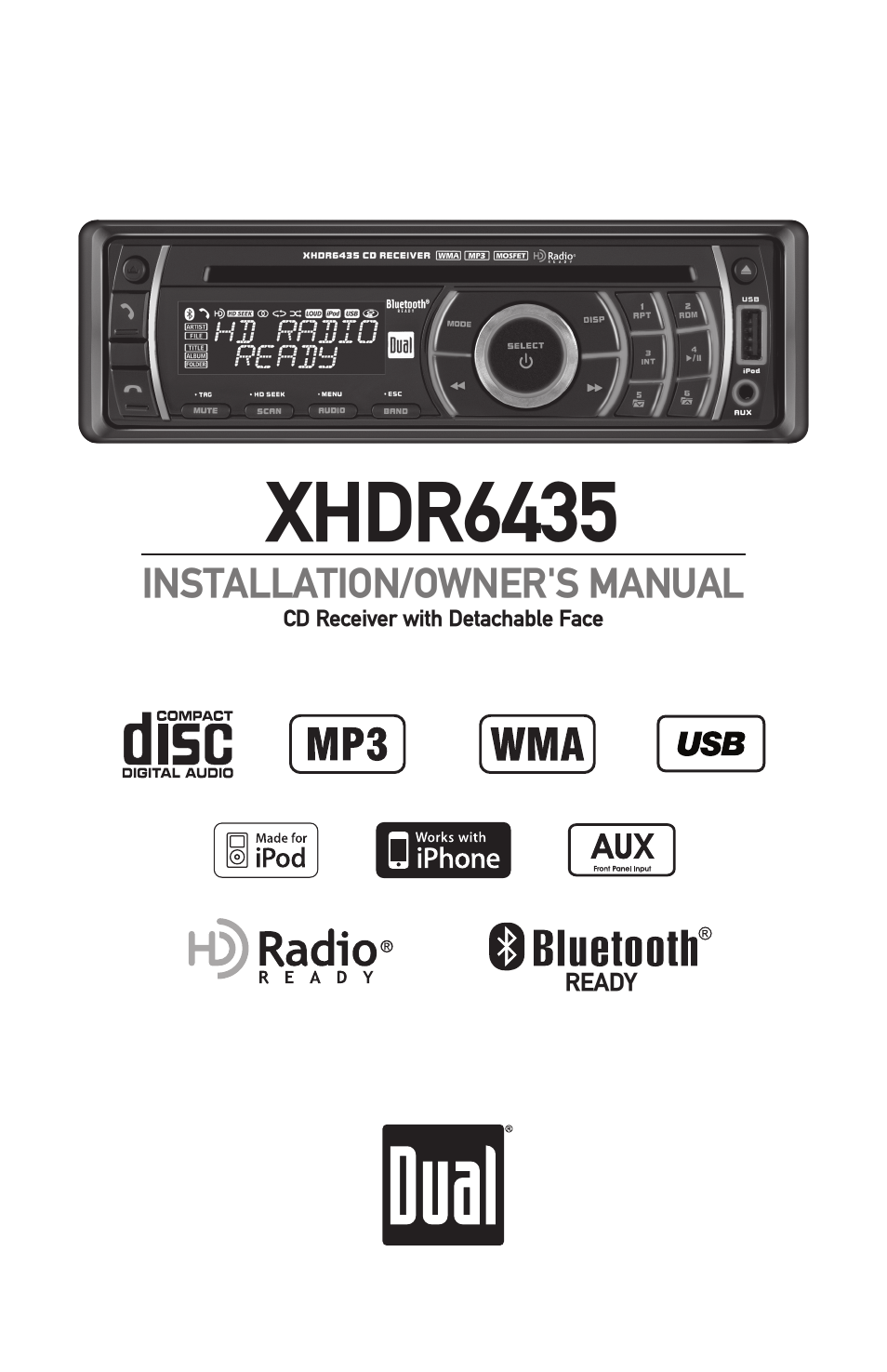 Dual XHDR6435 User Manual | 32 pages