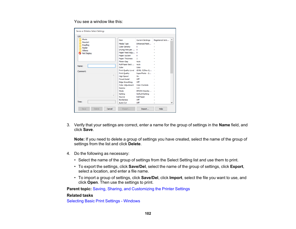 Epson SureColor P20000 Standard Edition 64" Large-Format Inkjet Printer User Manual | Page 102 / 232