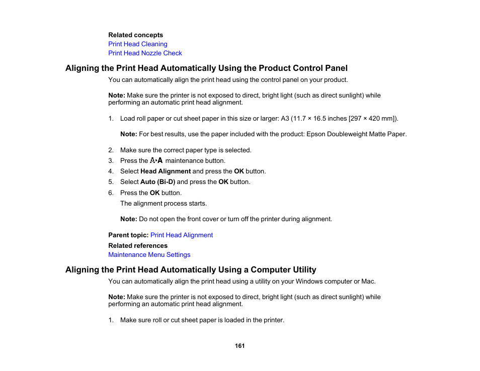 Epson SureColor P20000 Standard Edition 64" Large-Format Inkjet Printer User Manual | Page 161 / 232