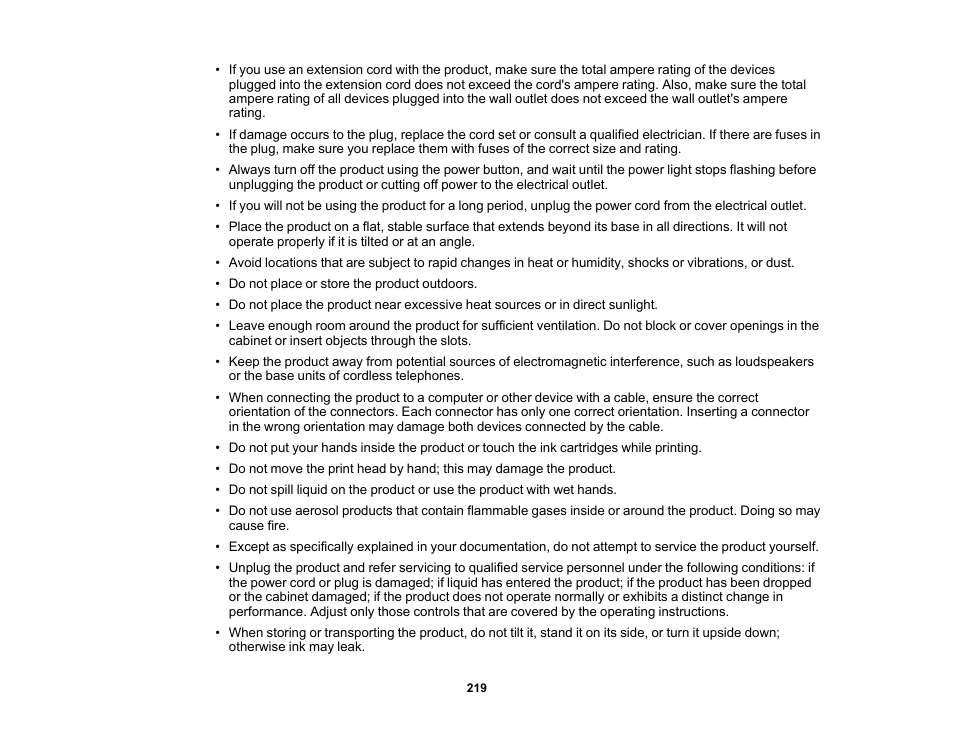 Epson SureColor P20000 Standard Edition 64" Large-Format Inkjet Printer User Manual | Page 219 / 232