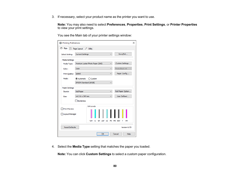Epson SureColor P20000 Standard Edition 64" Large-Format Inkjet Printer User Manual | Page 80 / 232