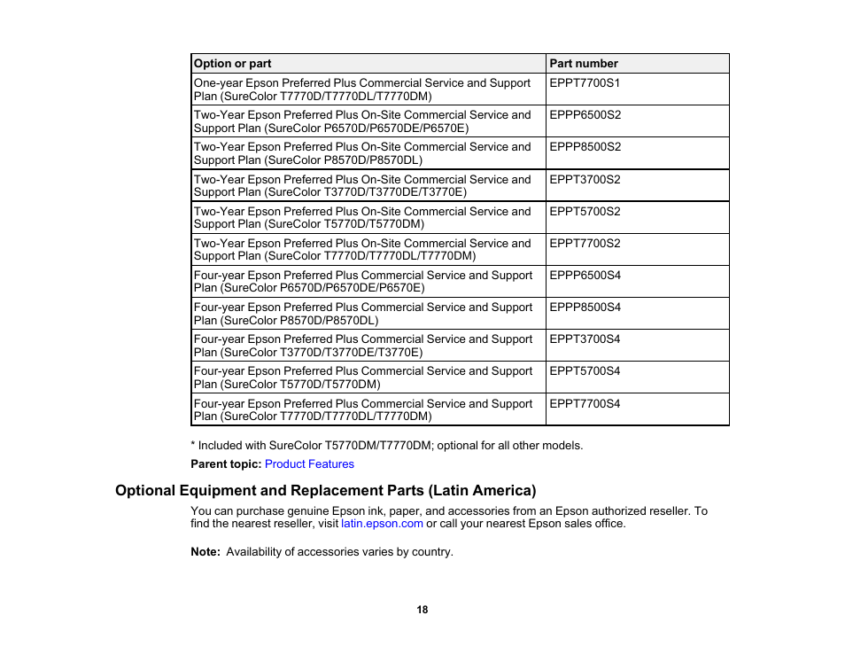 Epson SureColor P8570DL 44" Wide-Format Dual Roll Printer with High-Capacity 1.6L Ink Pack System User Manual | Page 18 / 462