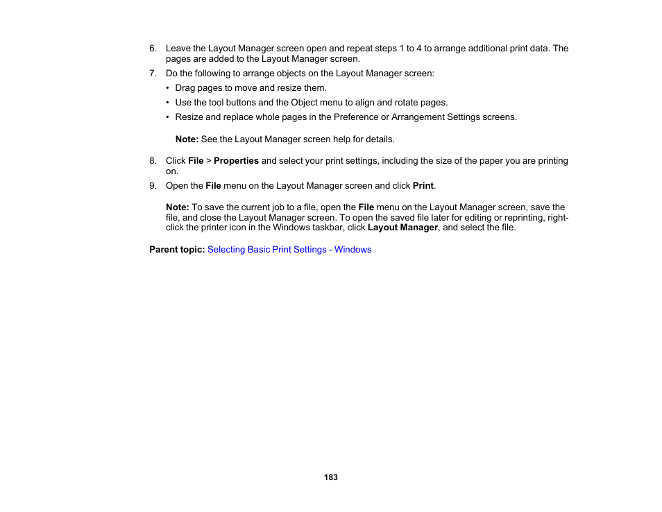 Epson SureColor P8570DL 44" Wide-Format Dual Roll Printer with High-Capacity 1.6L Ink Pack System User Manual | Page 183 / 462