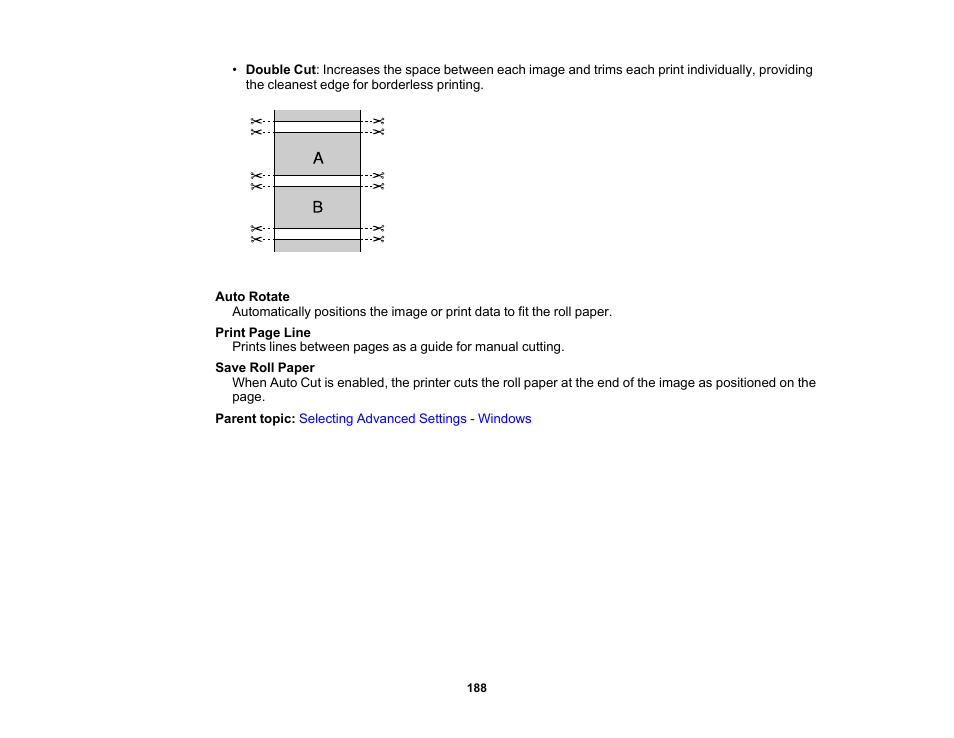 Epson SureColor P8570DL 44" Wide-Format Dual Roll Printer with High-Capacity 1.6L Ink Pack System User Manual | Page 188 / 462