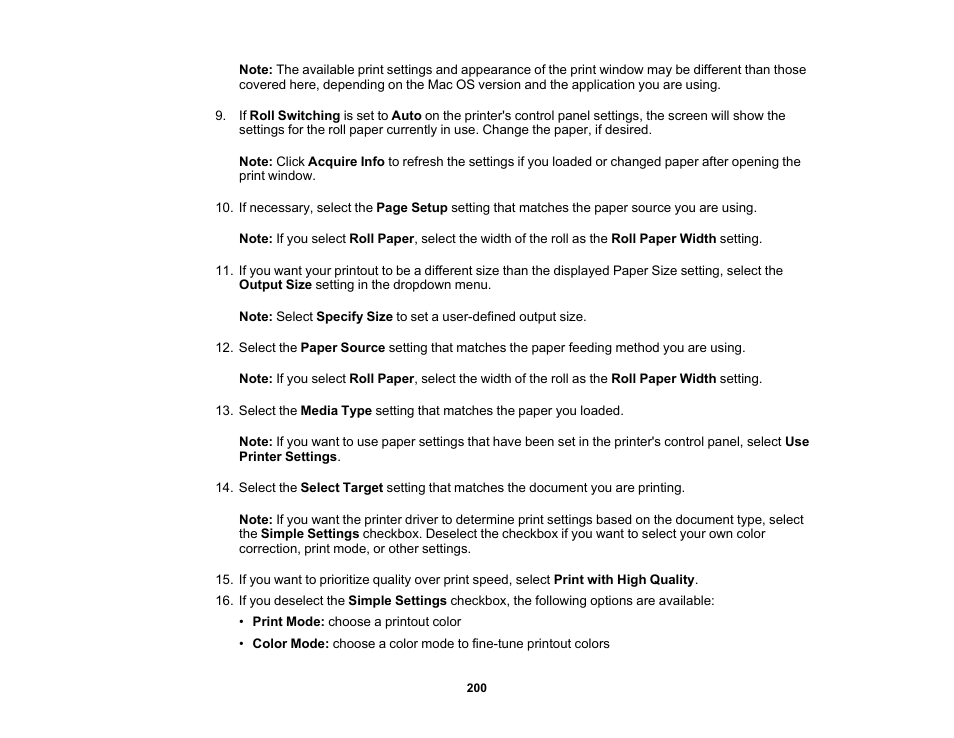Epson SureColor P8570DL 44" Wide-Format Dual Roll Printer with High-Capacity 1.6L Ink Pack System User Manual | Page 200 / 462