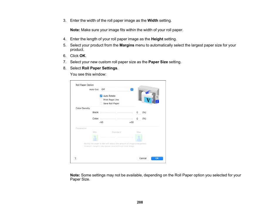 Epson SureColor P8570DL 44" Wide-Format Dual Roll Printer with High-Capacity 1.6L Ink Pack System User Manual | Page 208 / 462