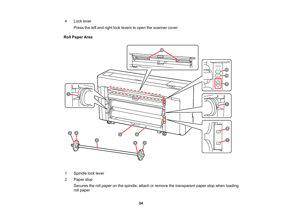 Epson SureColor P8570DL 44" Wide-Format Dual Roll Printer with High-Capacity 1.6L Ink Pack System User Manual | Page 24 / 462