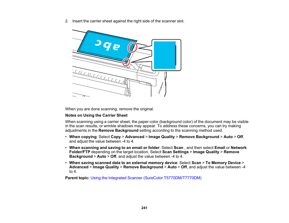 Epson SureColor P8570DL 44" Wide-Format Dual Roll Printer with High-Capacity 1.6L Ink Pack System User Manual | Page 241 / 462