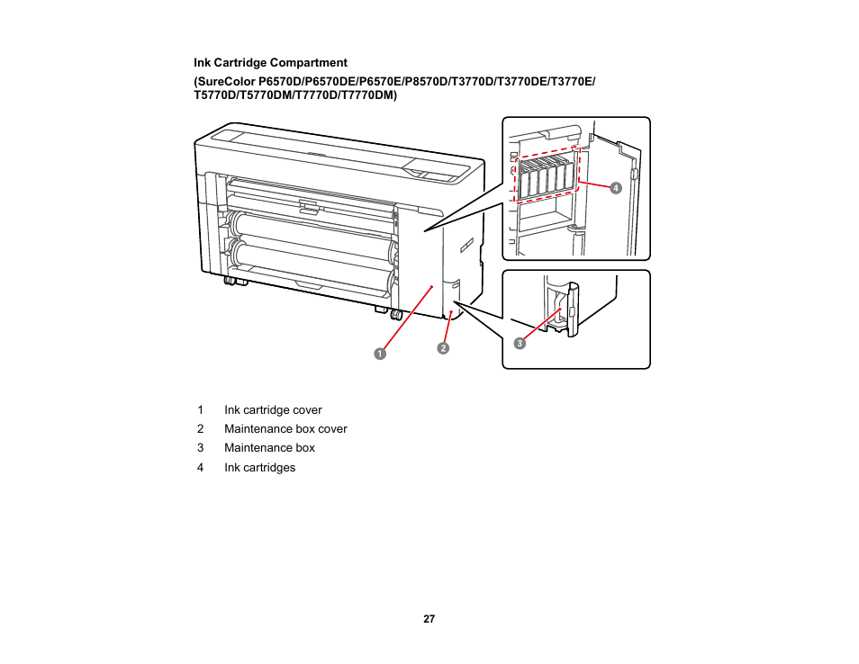 Epson SureColor P8570DL 44" Wide-Format Dual Roll Printer with High-Capacity 1.6L Ink Pack System User Manual | Page 27 / 462