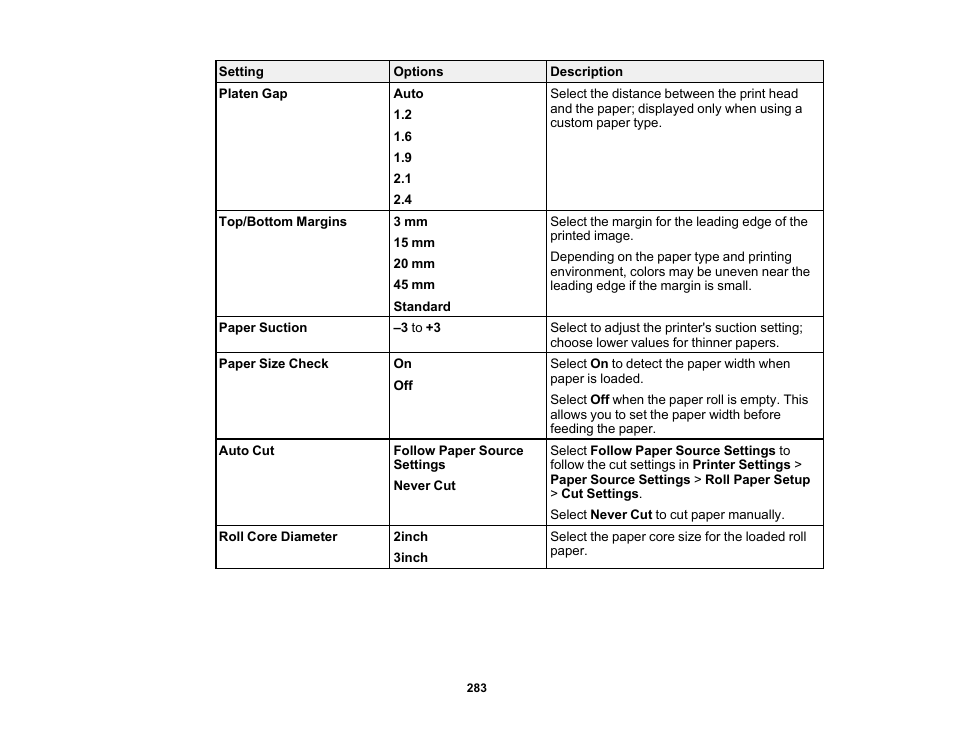 Epson SureColor P8570DL 44" Wide-Format Dual Roll Printer with High-Capacity 1.6L Ink Pack System User Manual | Page 283 / 462