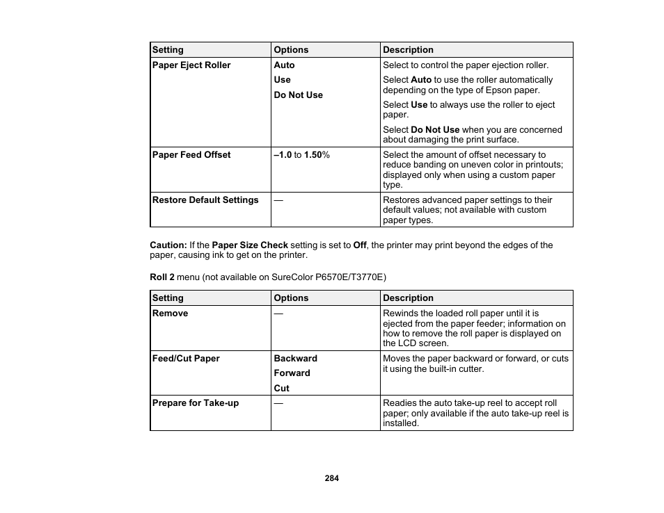 Epson SureColor P8570DL 44" Wide-Format Dual Roll Printer with High-Capacity 1.6L Ink Pack System User Manual | Page 284 / 462