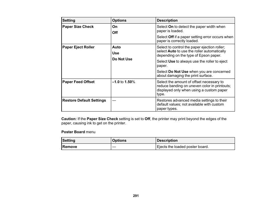 Epson SureColor P8570DL 44" Wide-Format Dual Roll Printer with High-Capacity 1.6L Ink Pack System User Manual | Page 291 / 462