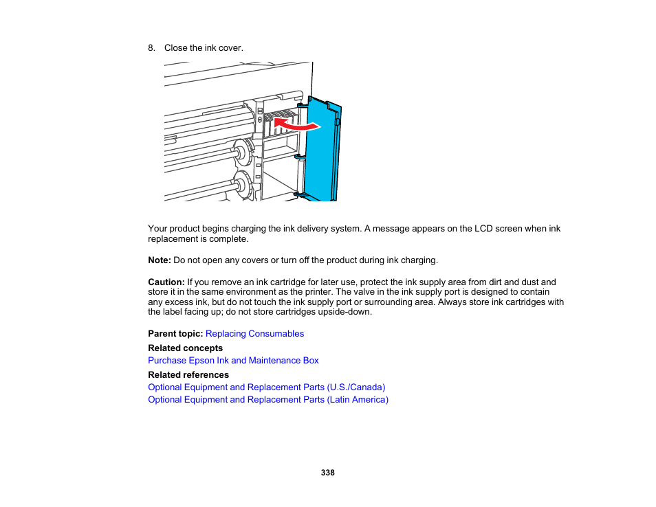 Epson SureColor P8570DL 44" Wide-Format Dual Roll Printer with High-Capacity 1.6L Ink Pack System User Manual | Page 338 / 462