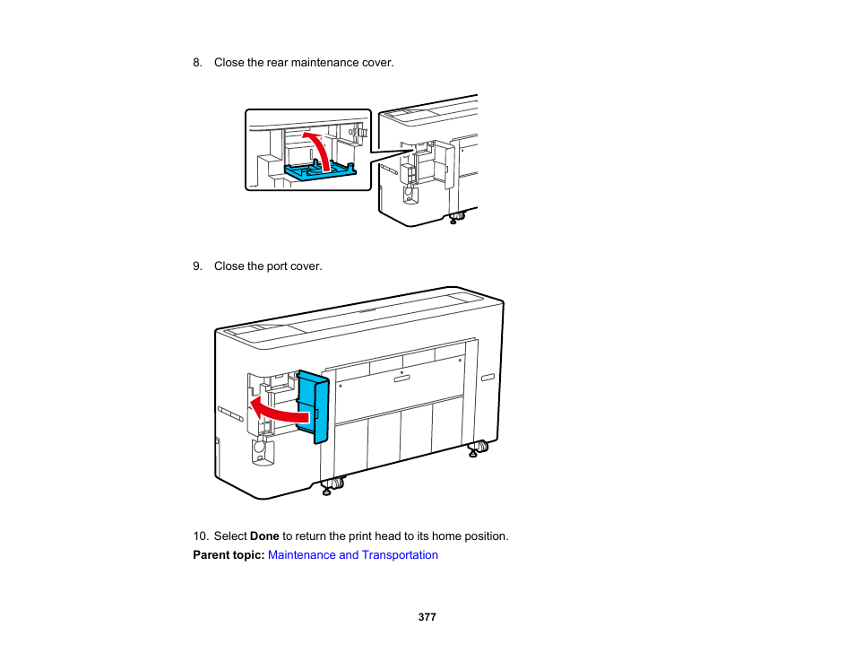 Epson SureColor P8570DL 44" Wide-Format Dual Roll Printer with High-Capacity 1.6L Ink Pack System User Manual | Page 377 / 462