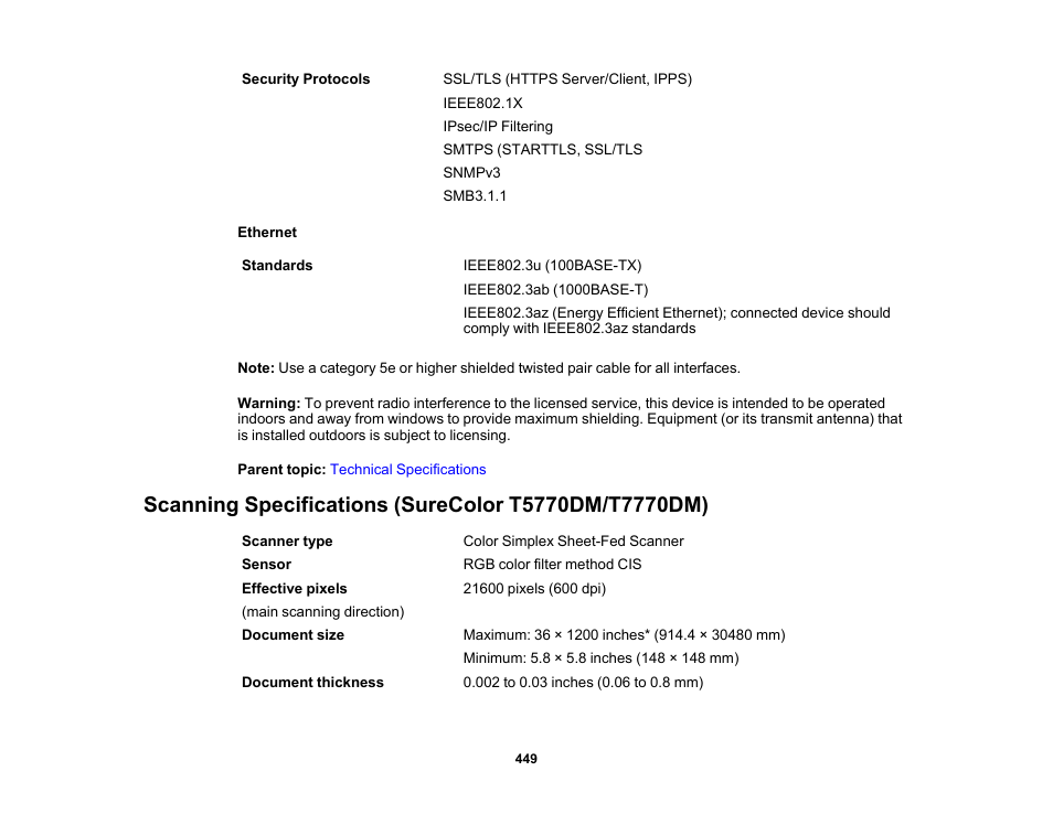 Epson SureColor P8570DL 44" Wide-Format Dual Roll Printer with High-Capacity 1.6L Ink Pack System User Manual | Page 449 / 462