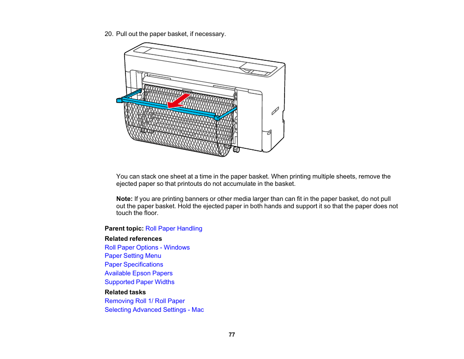 Epson SureColor P8570DL 44" Wide-Format Dual Roll Printer with High-Capacity 1.6L Ink Pack System User Manual | Page 77 / 462