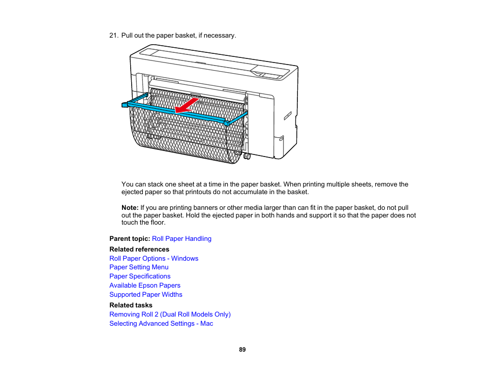 Epson SureColor P8570DL 44" Wide-Format Dual Roll Printer with High-Capacity 1.6L Ink Pack System User Manual | Page 89 / 462