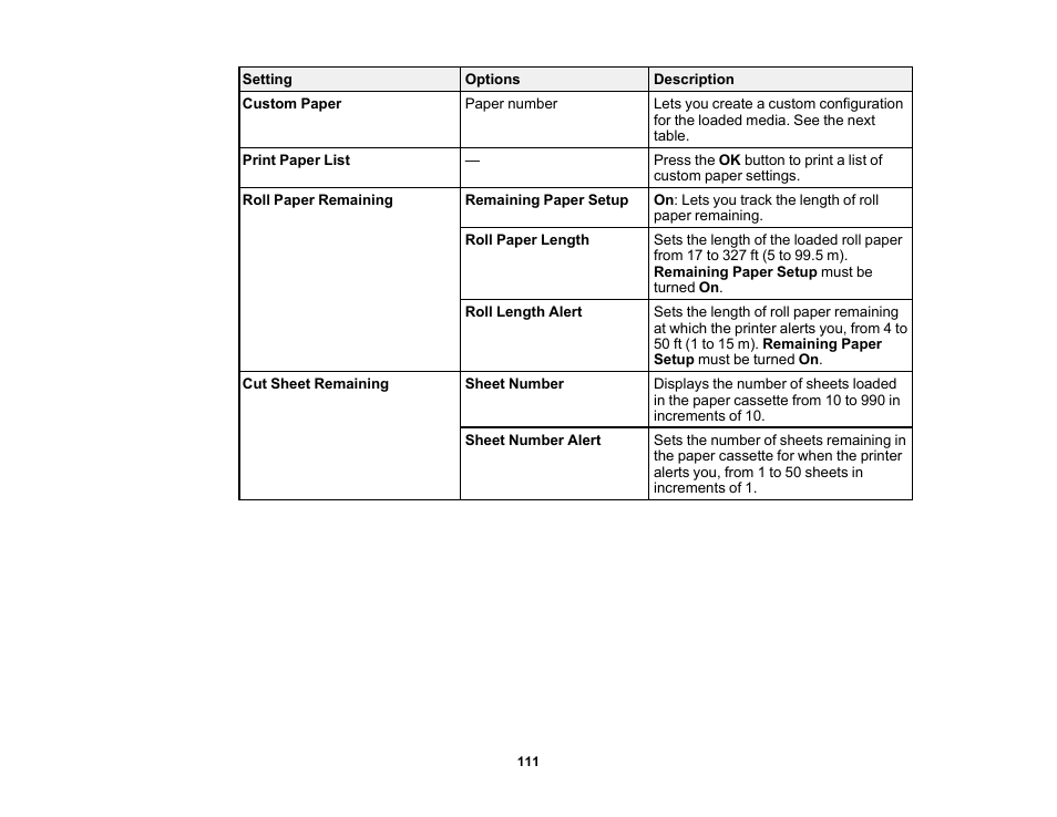 Epson SureColor P5000 Commercial Edition 17" Wide-Format Inkjet Printer User Manual | Page 111 / 198